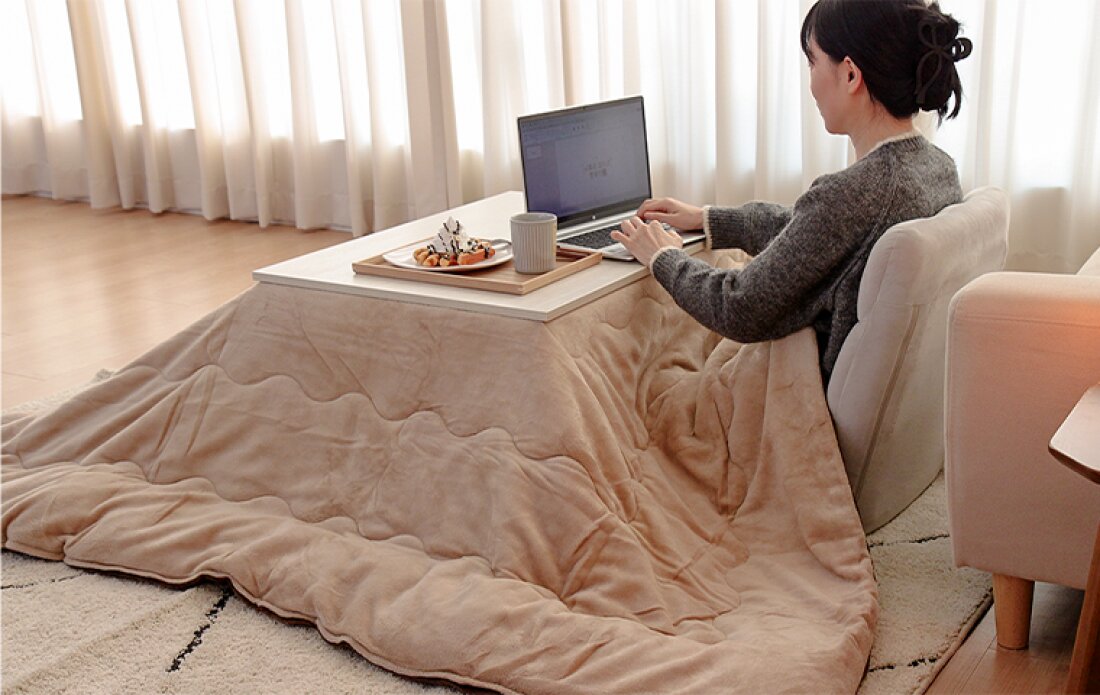 Nitori Korea Launch] Limited 50 Kotatsu Sets! Heater + Reversible