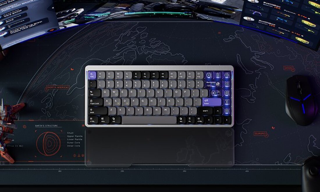 NuPhy Air75 HE Low-Profile Magnetic Switch Gaming Keyboard – Keydom