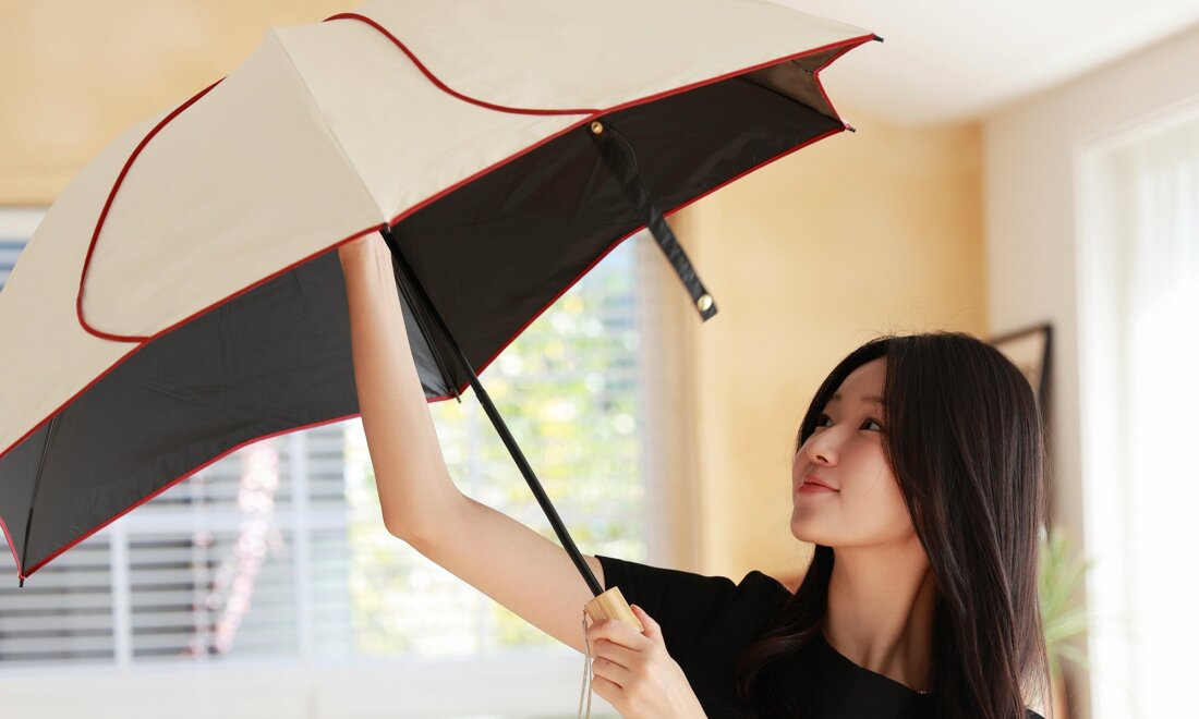 独占販売] 日本未発売のラブリーな愛用日傘、キザワ花びら日傘2種 by