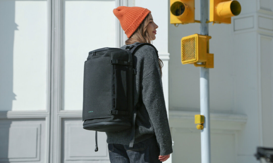 KORIN] One Backpack for Travel and Work! The Expandable Security