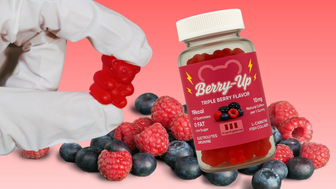 No more drowsiness! 0g sugar, sweet and sour 9kcalthe birth of a  caffeine-infused jelly! by ChewGumi | wadiz