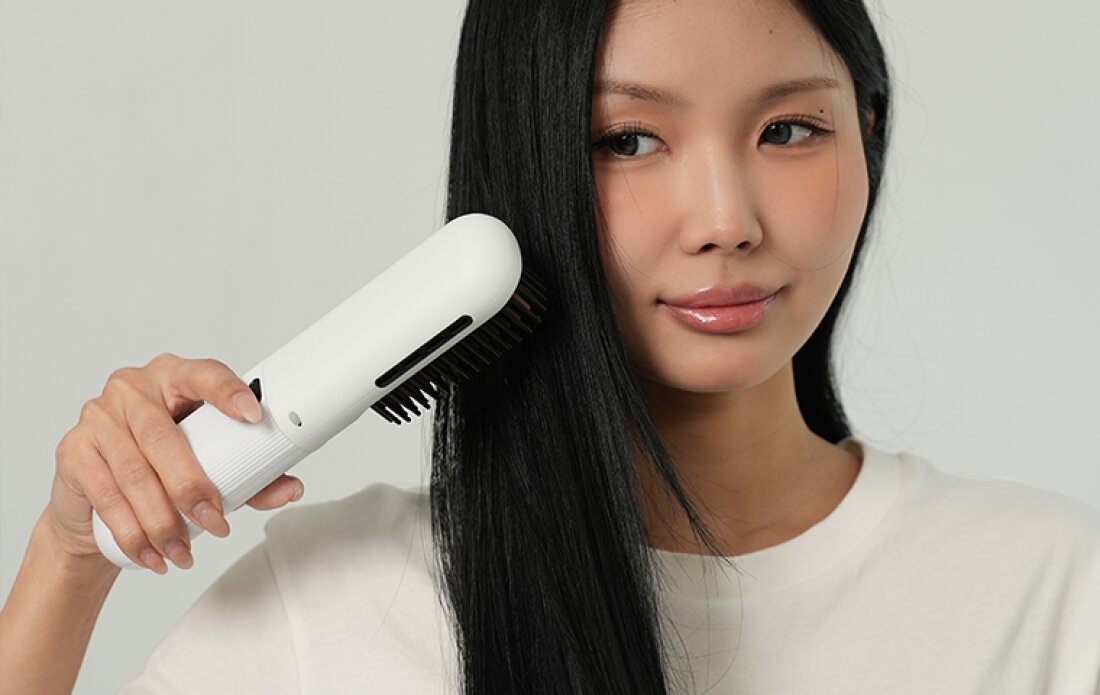 誰も真似できない「3ヘッド交換式」コードレスヘアアイロン！根元
