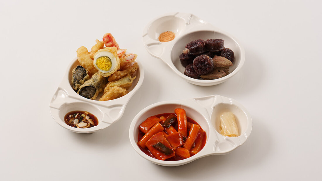 2つの素材] セッティング＆片付け簡単 前菜皿＋ソース＋箸置き
