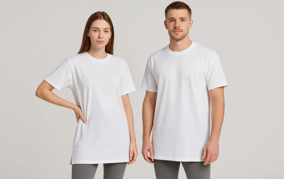 7th Encore] Premium Cotton Side-Slit Essential Tee for Men & Women
