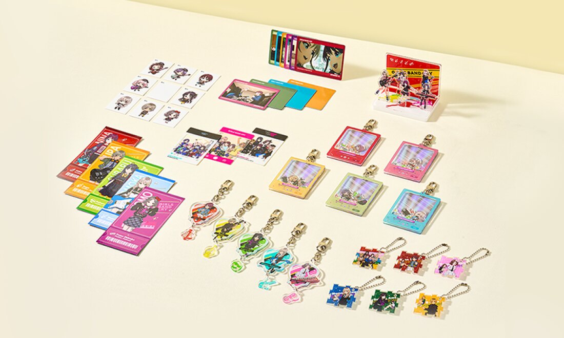 ワディズ限定公開！〈ガールズバンドクライ〉公式グッズコレクション